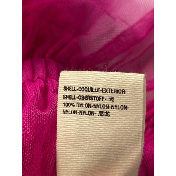 Free People Making Me Smile Pink Sheer Short Sleeve Blouse Women's Size Medium - Picture 7 of 10